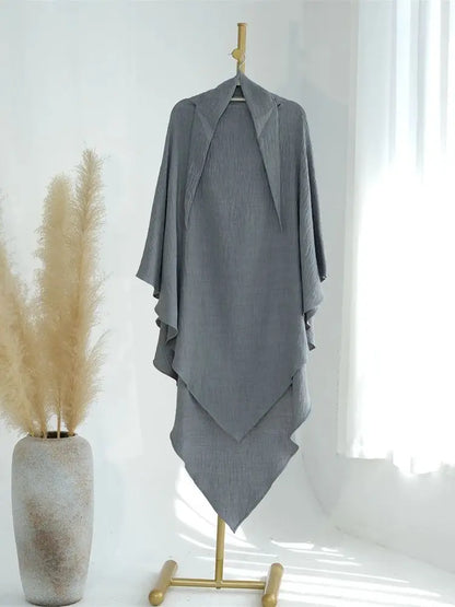 Ramadan Breastfeeding Outfit Prayer Clothes Khimar Abaya Dubai Islam Muslim Hijab Dress Women Kebaya Robe Ensembles Musulmans