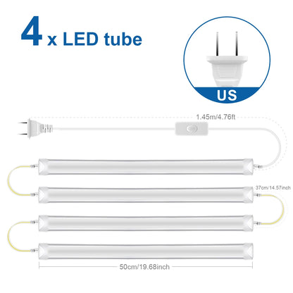 50CM Tube LED T5 15W/ T8 25W LED Bar Light Replace Fluorescent Tube Bulbs Cabinet Kitchen Wall Lamp Lighing -J