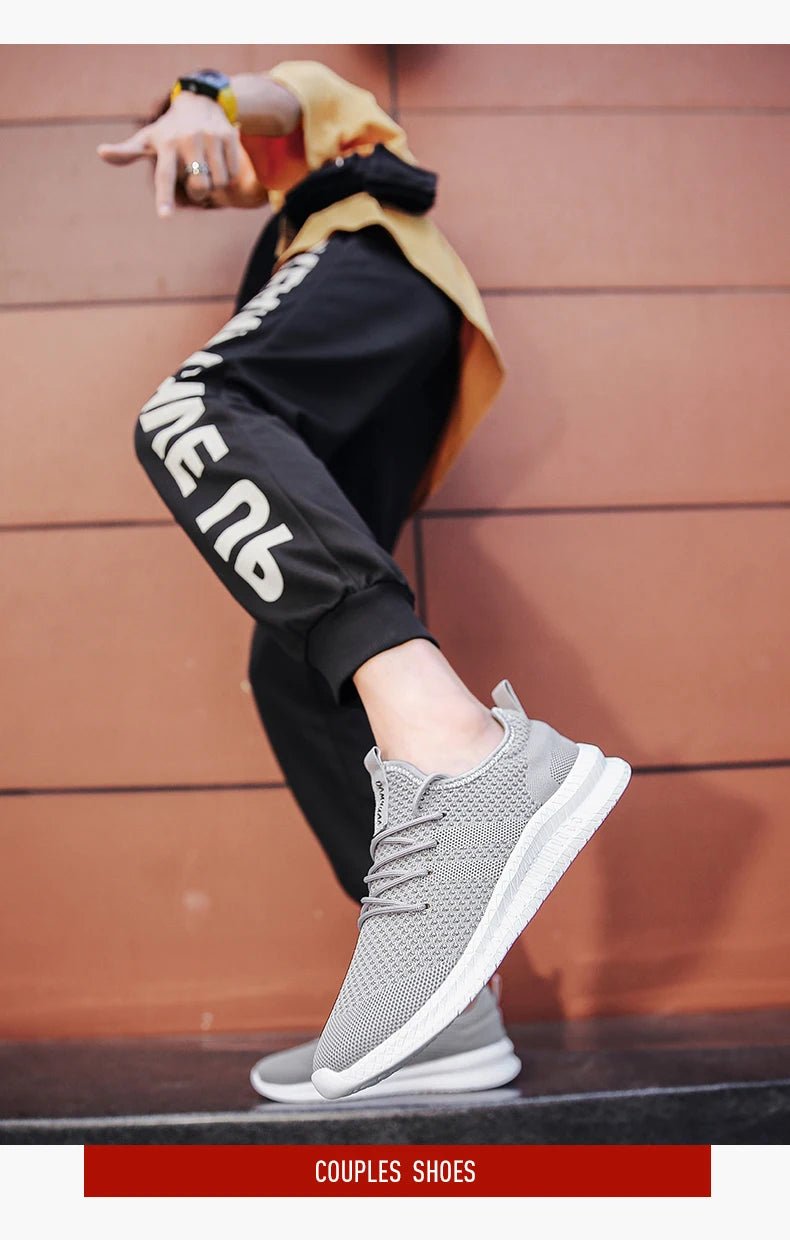 Men Walking Shoes Lightweight Breathable Sneakers 2024 Men Women Couple Casual Shoes Large-sized36-46 Flats Sneakers Men Shoes