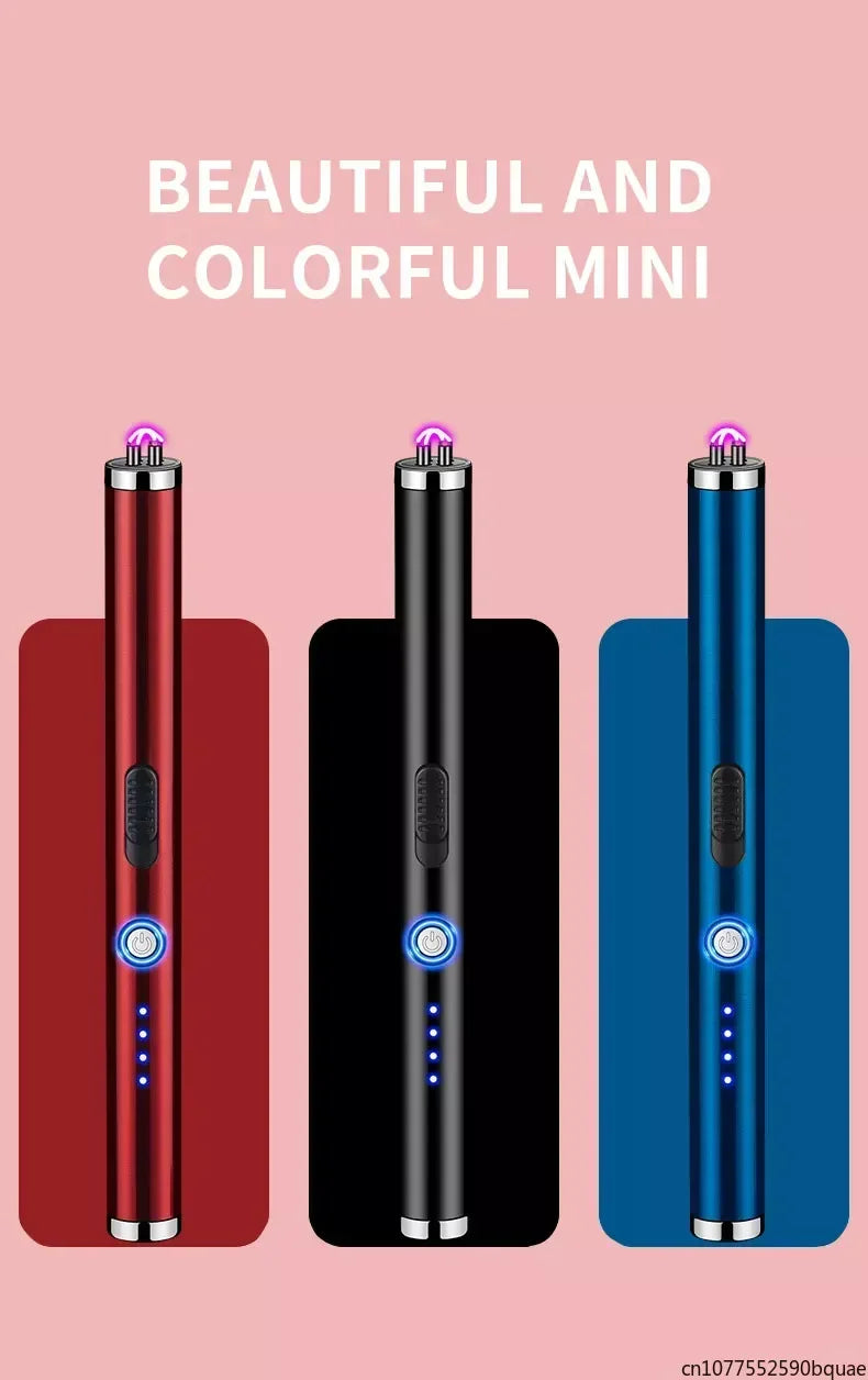 Outdoor Portable Pulse Ignition Gun, Gas Stove Candle BBQ Cooking Kitchen Double Arc Lighter, USB Electronic Lighter.