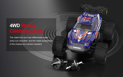 Teeggi 1/14 4WD High Speed Rc Off-road Car 100KM/H Brushless motor 3S Remote Control Truck Drift Racing Cars Toys For kid Gifts