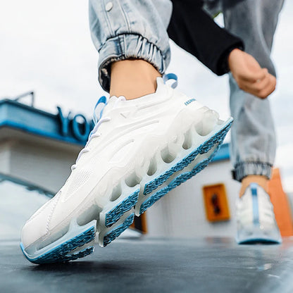 YRZL Mens Athletic Shoes 2025 Breathable Running Shoes Men Lightweight Sneakers Comfortable Walking Shoes Anti Slip Sports Shoes