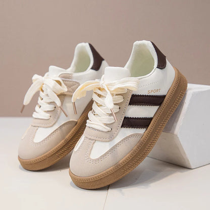 Children Tennis Shoes 2025 New Simple Kids Sneakers for Girls Patchwork Non-slip Boys Causal School Running Sneakers Non-slip