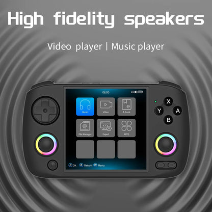 ANBERNIC RG Cube XX Handheld Game Console 3.95 Inch HDMI TV Connect WiFi Pairing Birthday Gift.