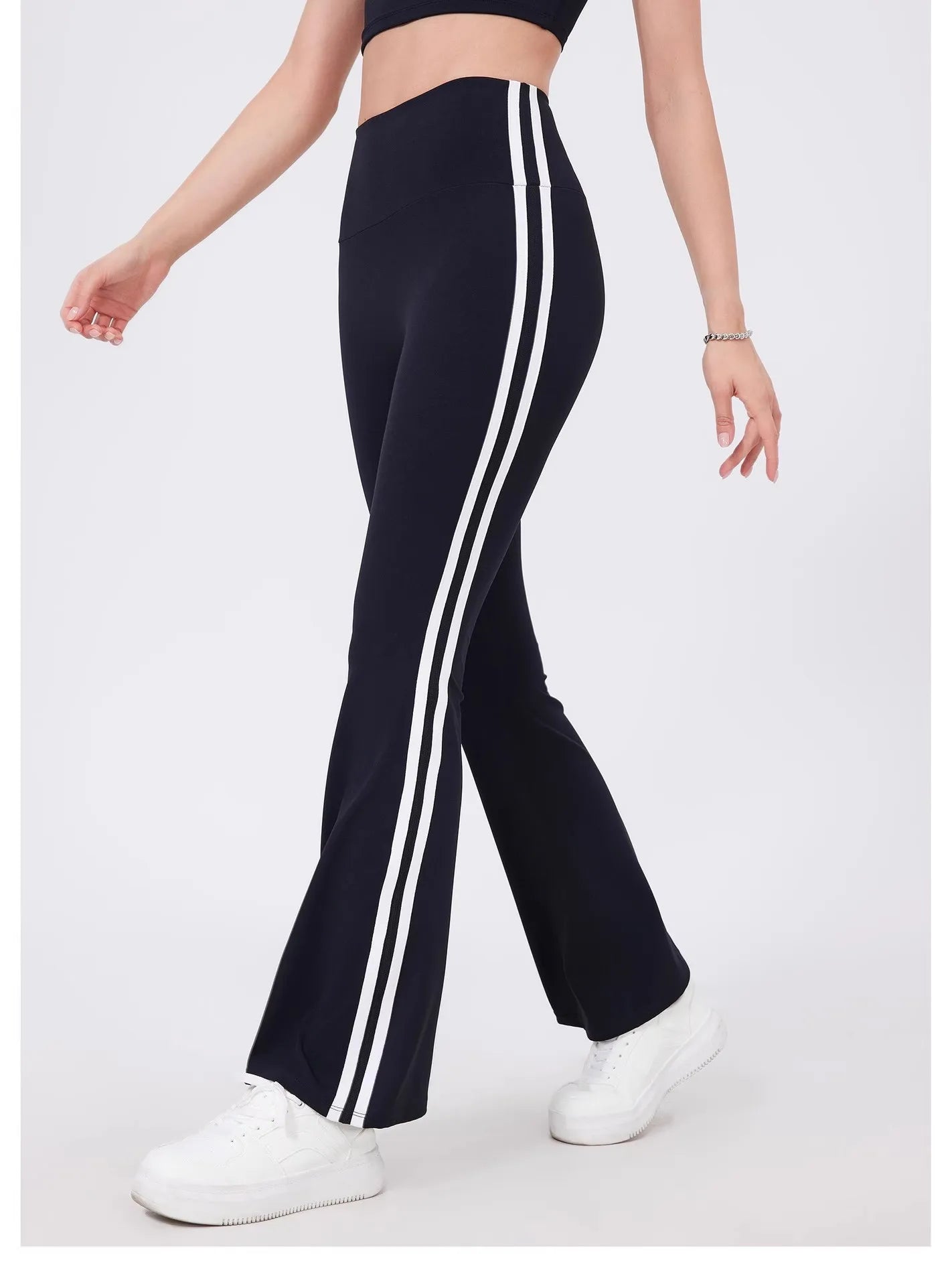 Women's High Waist Yoga Pants Flared Sport Leggings Workout Flared Leggings Casual Wear Comfortable Activewear Gym Leggings.