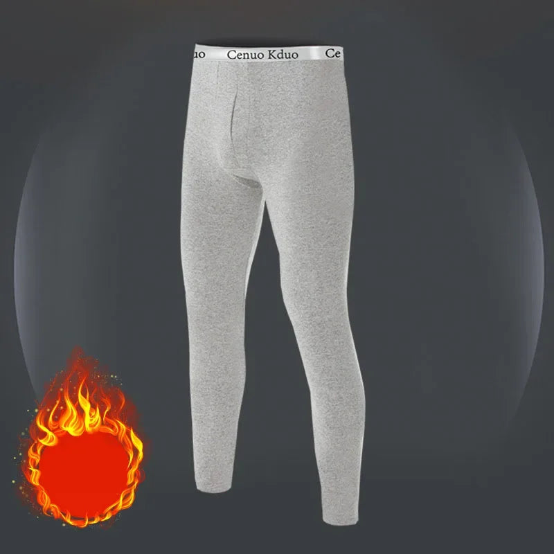 2025 New Men's Tight Sports Pants Slim Pants Autumn And Winter Thermal Pants Plush High Stretch Quick Drying Compression Pants.