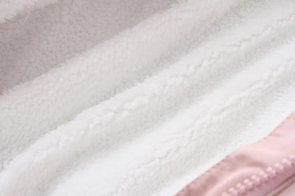 AYNIGIELL 2024 Winter Neugeborenen Verdickung Overall Integrierte Wolle Mit Kapuze Unten Strampler Baby Jungen und Mädchen Warme Schneefeste Overalls