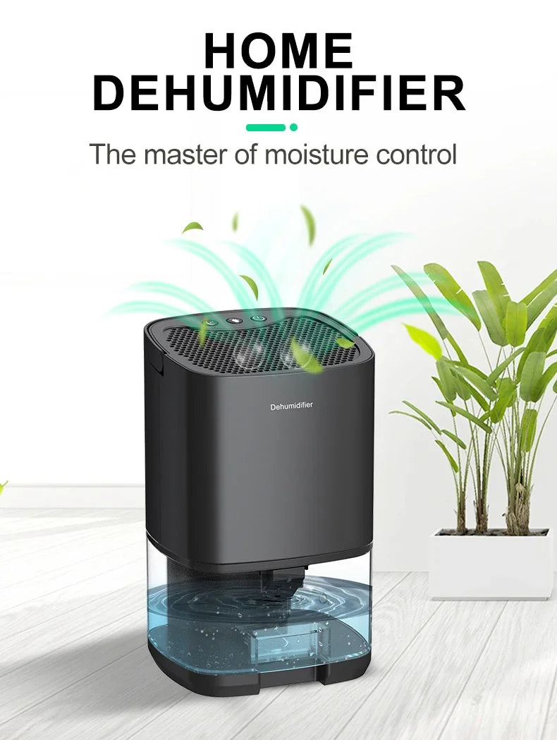 1000ML Air Dehumidifier with Basic Air Filter for Home Room Office Kitchen Moisture Absorbers Machine Anti Humidity Air Dryer.