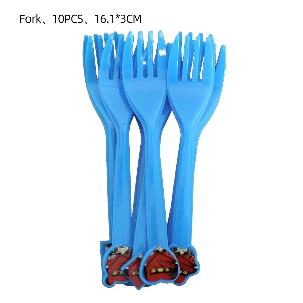 Neue Ninja Geburtstag Dekoration Supplie Ballon Geschirr Cartoon Banner Hintergrund Kuchen Dekoration Party Supplie Baby Dusche geschenk