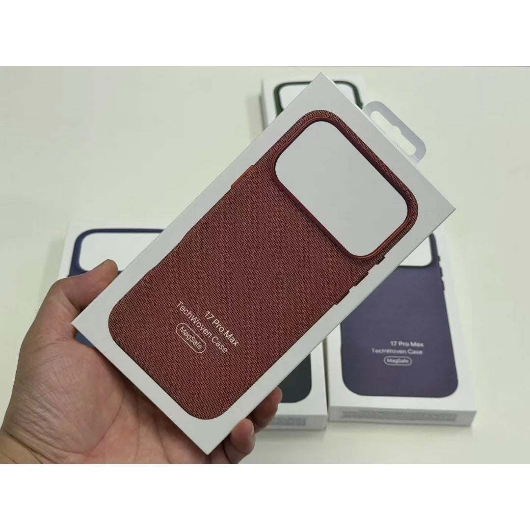 for Magsafe Techwoven Magnetic Case for Original IPhone 17Pro Max 17Pro Business Cases Wireless Charging Full Protect Cover.