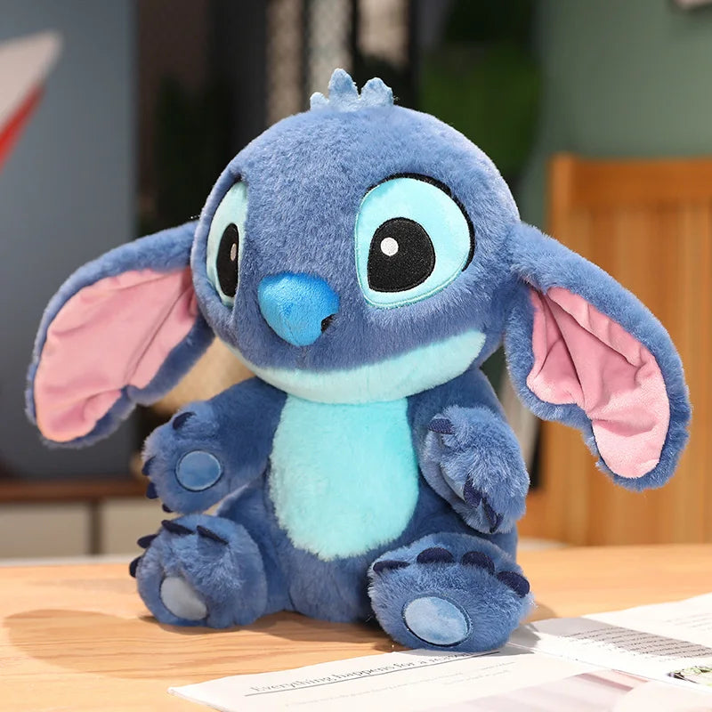 Soft Disney Lilo and Stitch Stuffed Stitch Plush Toy Lovely Stitch Christmas Cuddly Pillow Soft Angel Plushie Xmas Gift Girl.