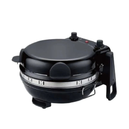 12-Zoll-Mini-Elektro-Pizza- und Grillofen aus Edelstahl mit integrierter Schwenkfunktion, USB-Stromversorgung für den Haushalt