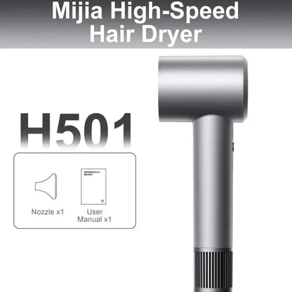 Original Xiaomi Mijia H501 High Speed Anion Hair Dryer Wind 62m/s 1600W 2min Quick Drying Professional Hair Care Negative Lon