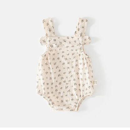 Sommer Baby Hosenträger Body Kleinkind Mädchen Süße Blumen Overall Infant Dünne Cartoon Tier Ein Stück.