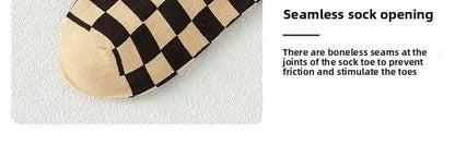 5/10/20 Pairs Mens Socks Short Breathable Luxury Socks Designer Brand Low-Cut Fashion Trendy Socks Geometric Pattern