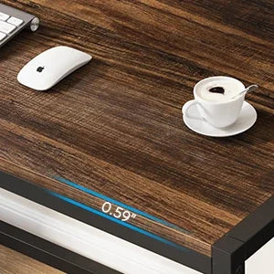 Tribe signs 63-Zoll-Computertisch mit Akten schubladen schrank, ergonomischer Schreibtisch mit Monitorst änder, industrieller Computer tisch