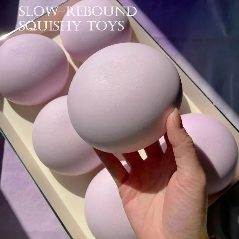 Squishy Simulated Bread Squeeze Toy Soft Stress Relief Slow Rising Sensory Fidget for Anxiety ADHD Autism Gifts for Kids Adults.