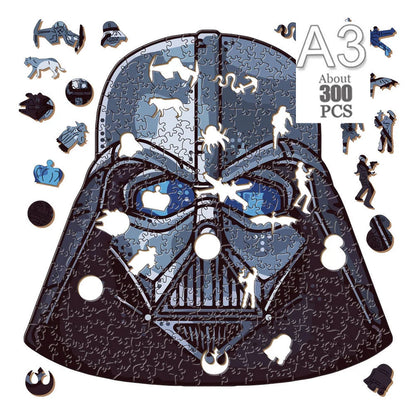 Movie Characters Wooden Puzzle Film Star Wood Jigsaws 2D Magic School Badge Character Jigsaw Toys for Kids