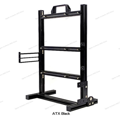 DIY Computer Open Frame,Vertical ATX/ ITX / MATX Gamer Cabinet Aluminum,Modding Desktop Gaming PC Case Water Air Cooler