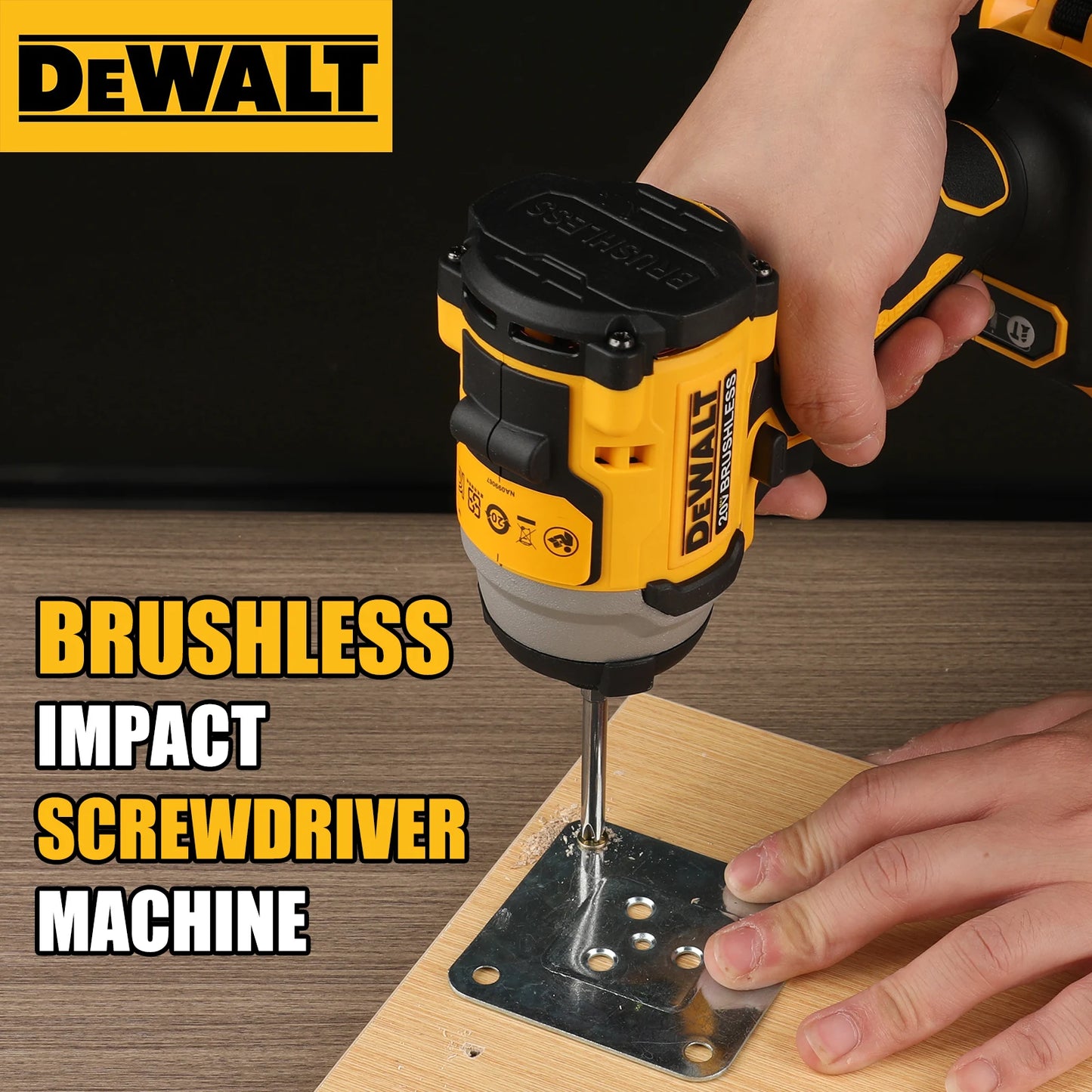 DeWalt DCF850 Bürstenloser 20-V-Lithium-Ionen-Schraubendreher, Bohrer und Auto-Reparatur-Elektrowerkzeug