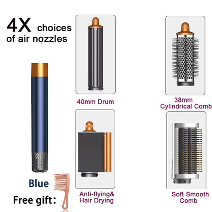 6IN1 Multi Hair Styler, 1300W High Power, Combines Drying, Straightening and Curling Functions, Suitable for Home and Salon Use