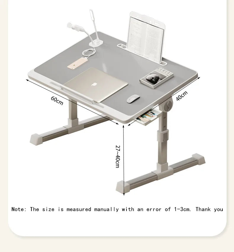 Ai Mu Xianshen Computertisch, Bettplatte, zusammenklappbar, einfach, für Zuhause, Schlafzimmer, Sitzboden, Erkerfenster, Laptop, Büro, kleines Schreibtischbrett