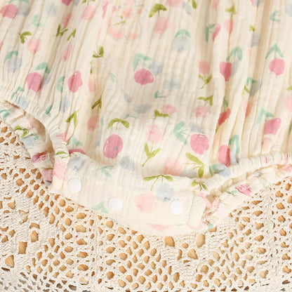 Milan cel 0-2 y Baby Mädchen Kleidung Rüschen Leibchen einteilige Tulpe Kaninchen Säugling Mädchen Overalls Kleinkind Bodysuit mit Hut.