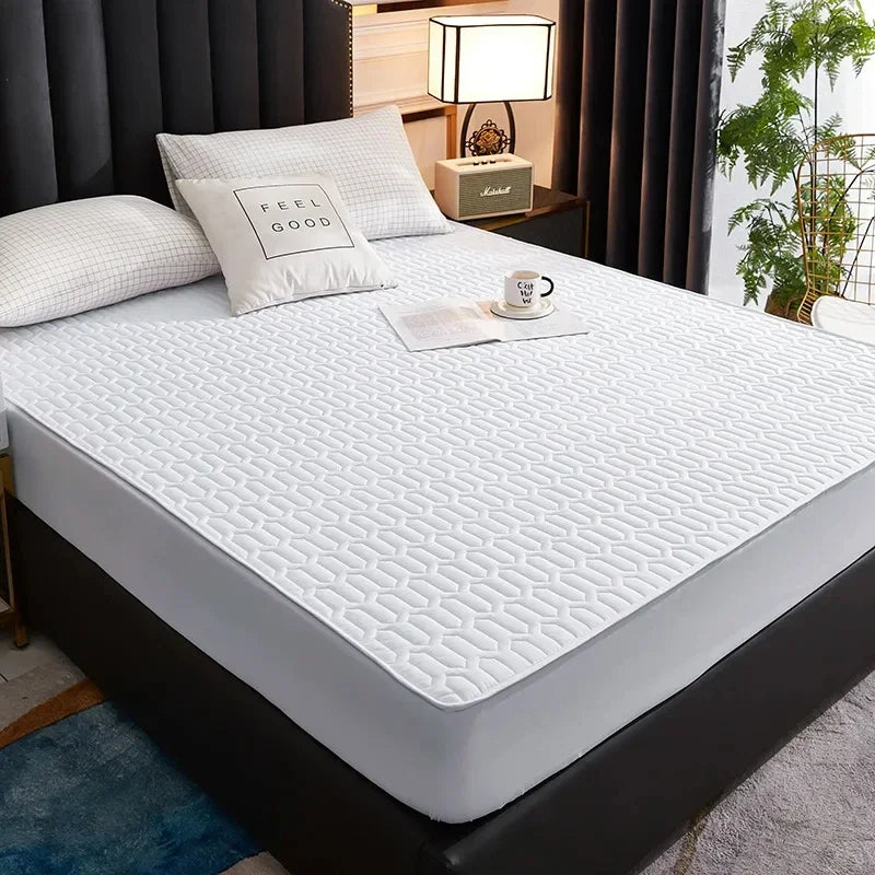 Bed Cover Mat Cover Waterproof Thicken Mattress Pad Protector Skin-Friendly Durable Fitted Sheet Latex 150x200 180x200 160x200.