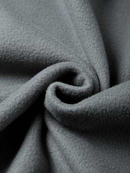 Men's Polar Fleece Zipper Hooded Jacket Autumn Winter Thermal Warm Work Coats Full-Zip Up Windproof Outdoor Hoodie Sweatshirt