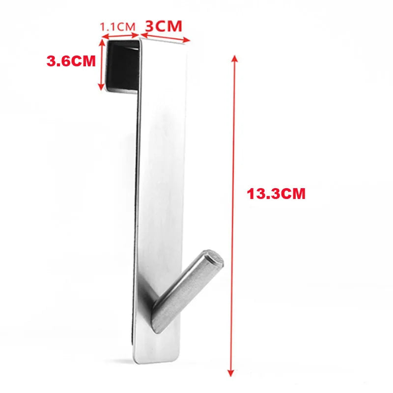 Edelstahl über Glastür Duschtür Rückseite Dusche Handtuchhalter S-Form Badezimmer Bademantel Aufhänger Halter Haken