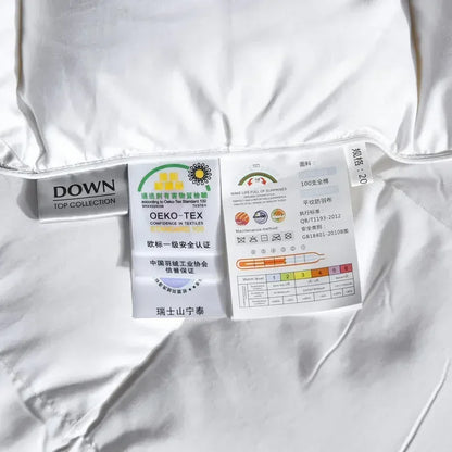 Down duvet 95 white goose down five-star hotel warm double single duvet core goose down duvet.