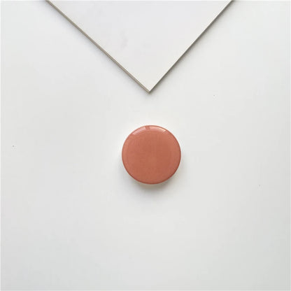 Popped Luxury Glossy Phone Socket for iPhone 12 13 14 Grip Tok Phones Holder Finger Ring Stand for Xiaomi Huawei