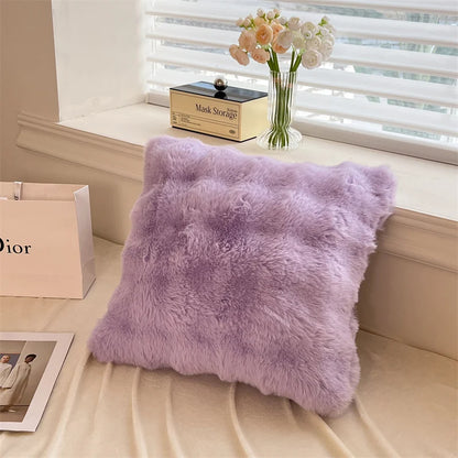 Luxury Faux Rabbit Fur Velvet Fleece Plush Soft Warm Bedding Set Super Comfortable Duvet Cover Set Blanket Bed Sheet Pillowcases