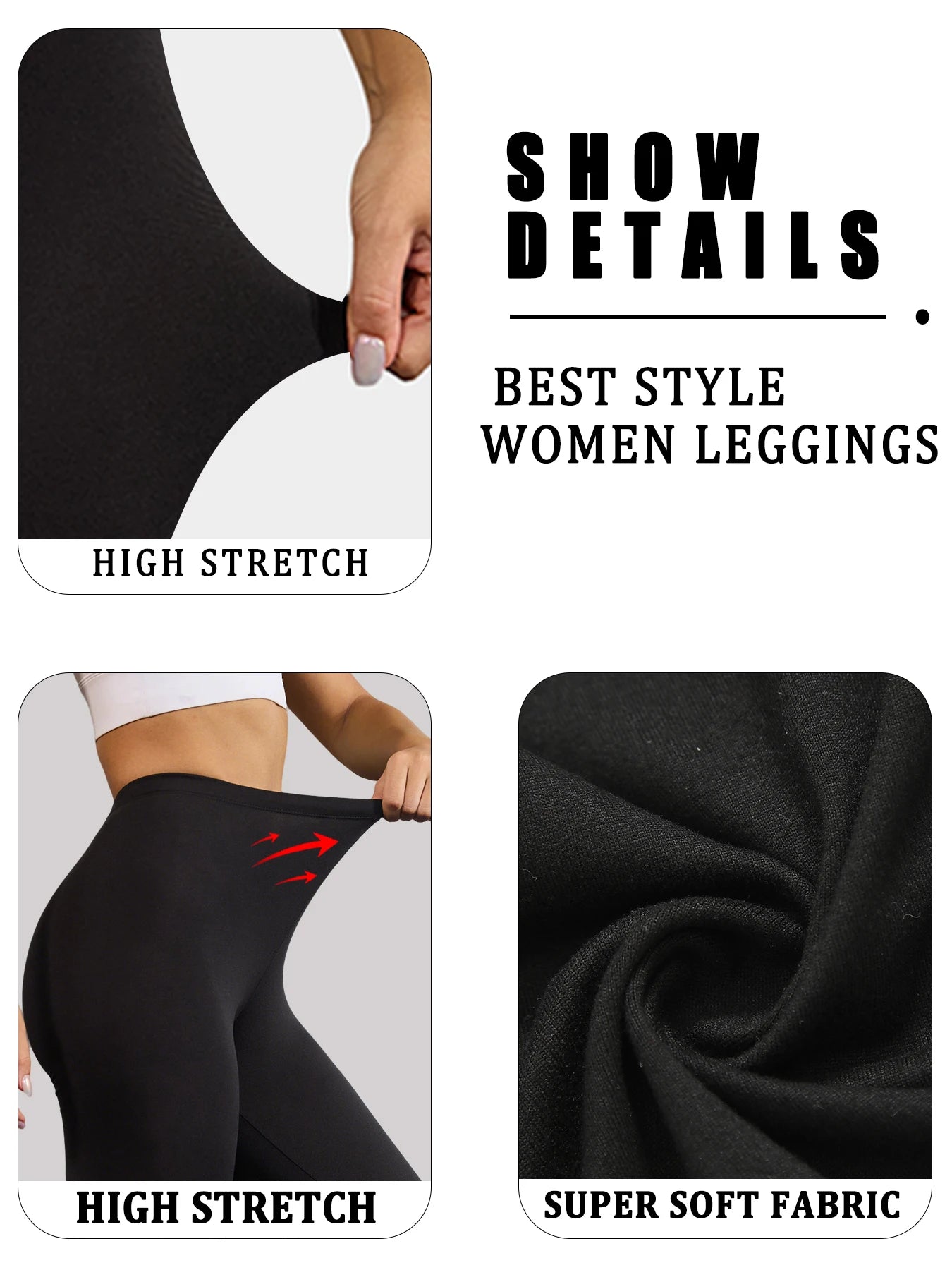 Women's Super Soft Capri Pants High Stretchy Breathable Pants No See Through Workout Running Yoga Athletic Pants Gym Leggings.