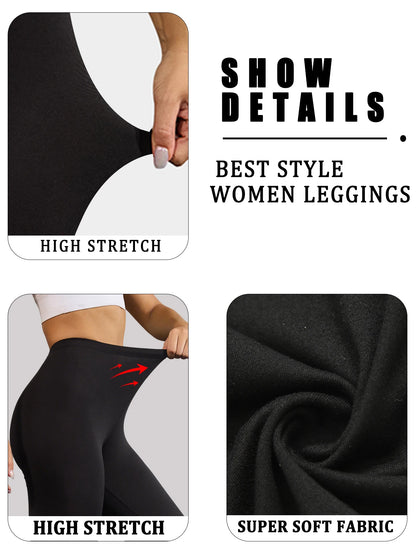 Women's Super Soft Capri Pants High Stretchy Breathable Pants No See Through Workout Running Yoga Athletic Pants Gym Leggings.