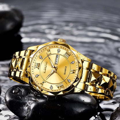 LIGE 2025 brand luxury women's watches waterproof luminous date day Ladies Watch stainless steel quartz watches for women reloj.