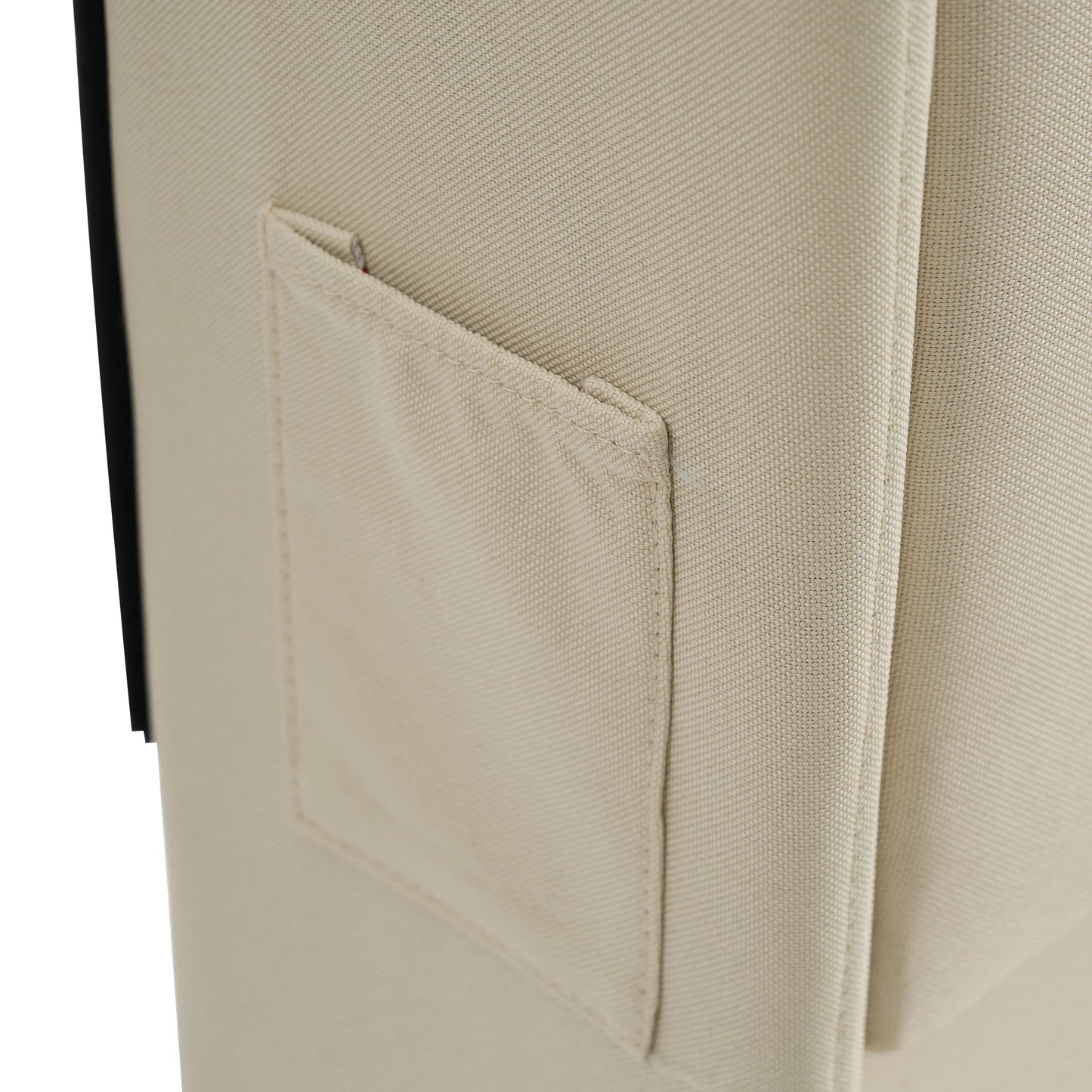 KOMHTOM Doppelbett Leinen, mit USB und Typ C-Port, 360-Surround-LED-Funktion, Hydraulischer Stauraum, ohne Matratze