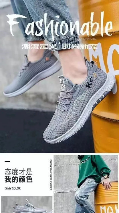 2025, weiche Sohlen, Frühling und Herbst, alte Stoffschuhe, atmungsaktive Mesh-Schuhe, rutschfeste, verschleißfeste, lässige Low-Top-Schuhe, Arbeitsschuhe