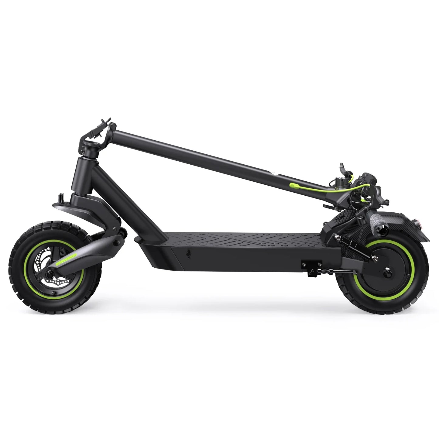 Isinwheel S10 Max Adult Electric Scooter 10 inches Off-Road Pneumatic Tires Foldable City Electric Scooter 1000W 48V15Ah Battery