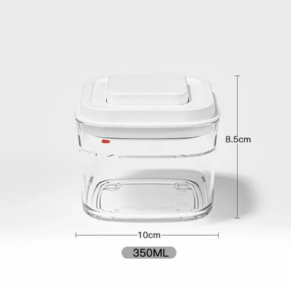 New Sealed Food Container Transparent with Lid Milk Powder Container Keep Fresh Press Type Noodle Storage Box Storage Container.