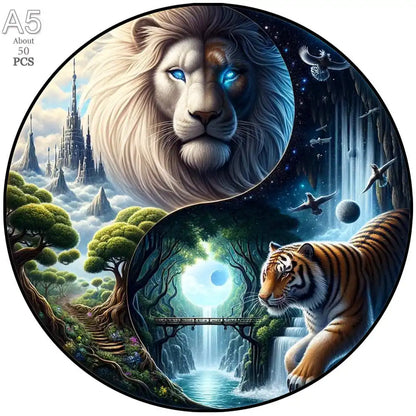 Medium Difficulty Jigsaws for Kids Adult Animal Puzzle Wood Beautiful Bird Owl Cat Wooden Puzzle Home Deco Holiday Gifts