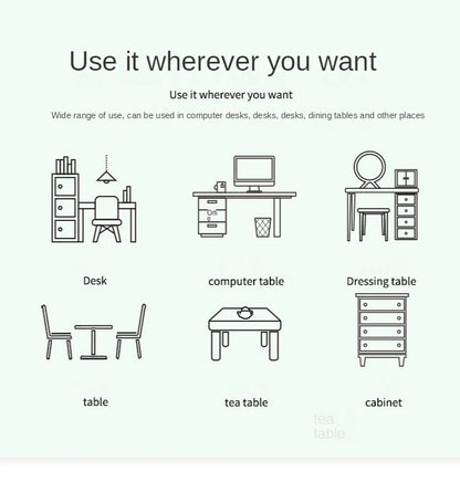 white mousepad Portable Mouse pad large Gaming Waterproof Non-slip PU Suede Desk Mat Computer Keyboard desk pad Mats.