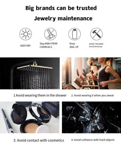 Senlissi - 925 Sterling Silver Hoop Earrings For Women 18K Gold Plated Jewelry Dazzling Women's Hoops Earrings Christmas Gifts