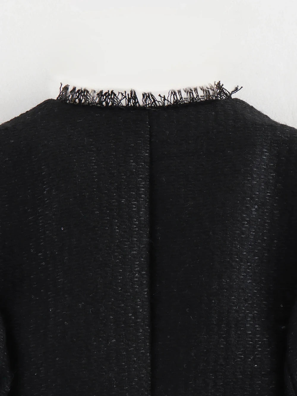 Women's Autumn and Winter Long Sleeve Short Jacket Fashion Solid Colour Front Pocket Button Jacket Elegant Casual Jacket