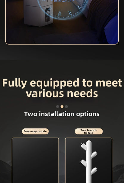 15L Square Humidifier for Large Rooms, Ultra Quiet Cool Mist Humidifier Auto Shut-Off,BPA-Free Water Tank–Ideal for Home Office.