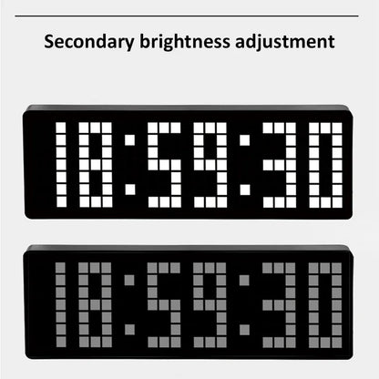 13 Zoll Pixel Digital Wanduhr Timer Positiv/Countdown/Stoppuhr Tischuhr mit Fernbedienung 12/24 Stunden LED Elektronische Uhren