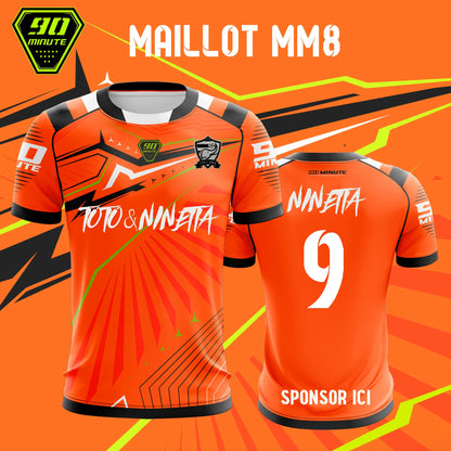 2025 New Summer Men's T-Shirt Maillot 90 Minute Toto & Ninetta Double Side Print Short Sleeve Oversize Breathable Quick Dry Tops.