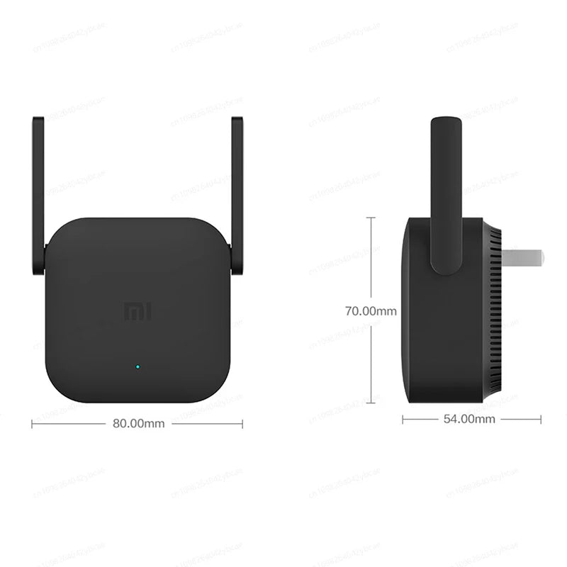 XIAOMI MIJIA New WiFi Amplifier Pro，300M 2.4G Network Expander Repeater Power Extender Roteador，2 Antenna，For Mi Router Wi-Fi.