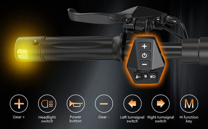 RCB Electric Scooter D5/D5 PRO ABE (premium version), NFC/Indicator/APP, 500W Motor Peak 1600, 10" Commuting E Scooter for Adult.