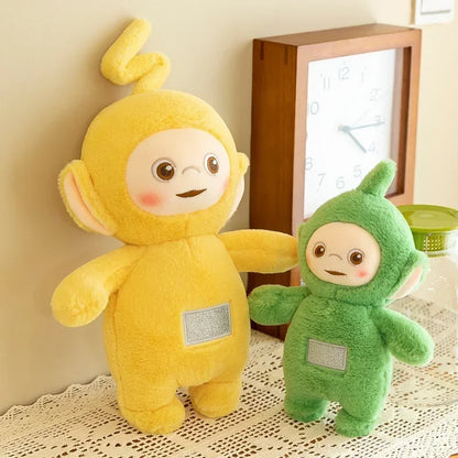 MINISO Teletubbies cartoon doll plush toy soothing doll receiver cute doll decoration boy and girl birthday Halloween gift..